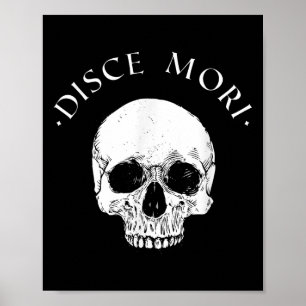 Zitat zur Stoikphilosophie Mori Skull-Stoikismus Poster