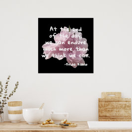 Zitate berühmter Leute - Frida Kahlo Poster