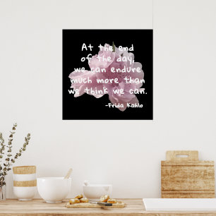 Zitate berühmter Leute - Frida Kahlo Poster
