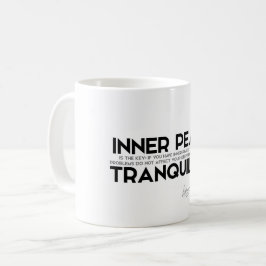 ZITATE: Dalai Lama - innerer Frieden Kaffeetasse