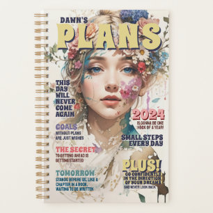 Zitate der personalisierten Zeitschrift Cover Goal Planer