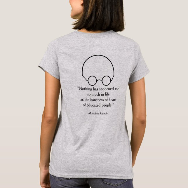 Zitate eines klugen Führers: "Nichts..." B T-Shirt (Rückseite)