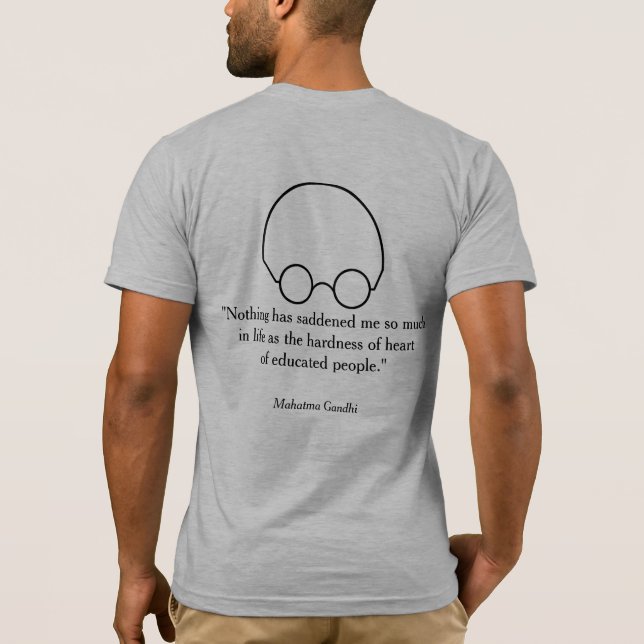 Zitate eines klugen Führers: "Nichts..." B T-Shirt (Rückseite)