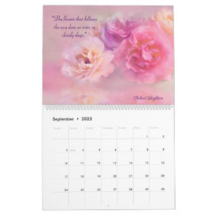 Zitate für Lieben 2023 Kalender