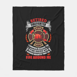Zitate für Männer im Jahr 2021 für Feuerwehrleute Fleecedecke