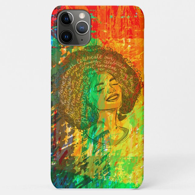 Zitate Melanin Queen Case-Mate iPhone Hülle (Rückseite)