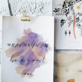 Zitate Poster-Wandkunst Poster