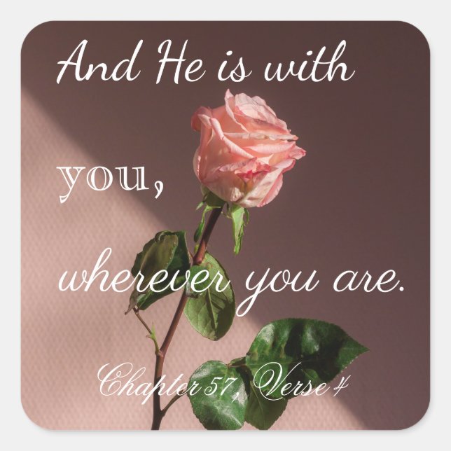 Zitate Quadratischer Aufkleber (Vorderseite)