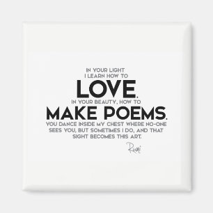 ZITATE: Rumi: Lernen Sie wie zur Liebe Magnet