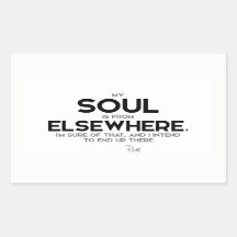 ZITATE: Rumi: Soul von anderswo