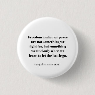 Zitate über innere Ruhe Button