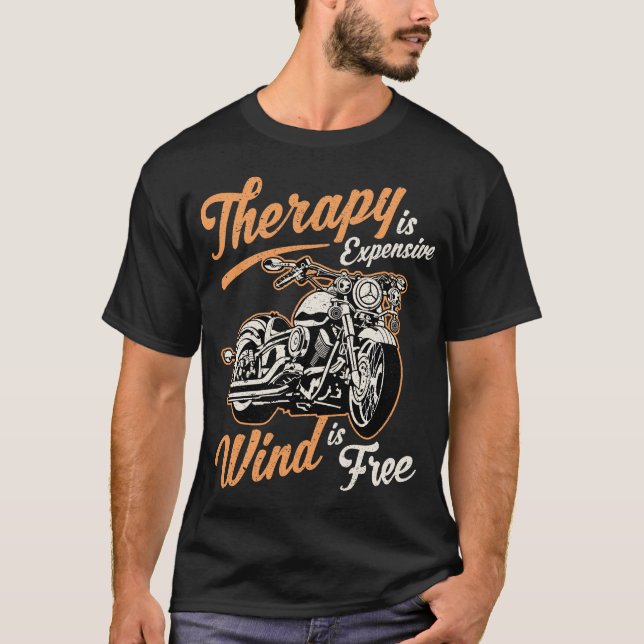 Zitate von Funny Biker Motorradfahrern T-Shirt (Vorderseite)