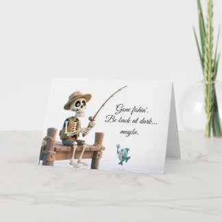 Zitate von Funny Fishing Cards Karte