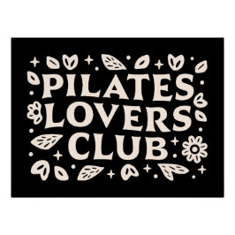 Zitate von Pilates Liebhaber Poster