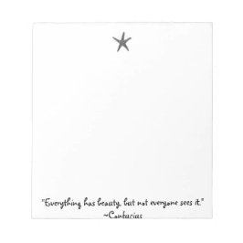 Zitate zum Inspirier: "Alles.."~Confucius-Notepad. Notizblock