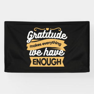Zitate zur InspirationsDankbarkeit Banner