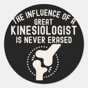 Zitate zur Kinesiologie, Hauptfach Kinesiologie2 Runder Aufkleber