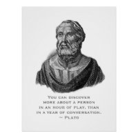 Zitatportrait des antiken griechischen Philosophen