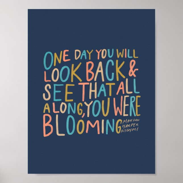 Zitatposter mit Inspiration Poster (Vorne)