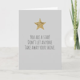 Zitatstars mit Inspiration Karte