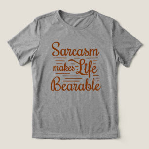 Zitattypografie   Funny Sarcastic Message T - Shir Tri-Blend Shirt