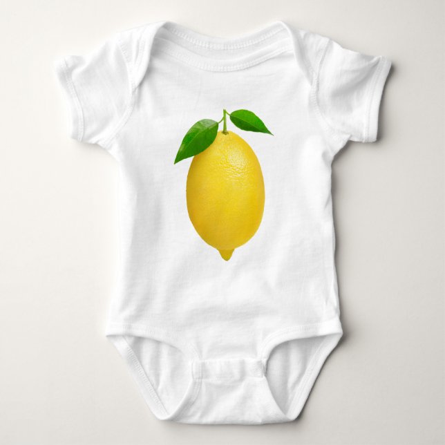 Zitrone Baby Strampler (Vorderseite)