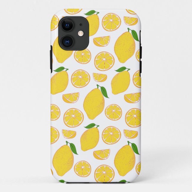Zitrone Case-Mate iPhone Hülle (Rückseite)