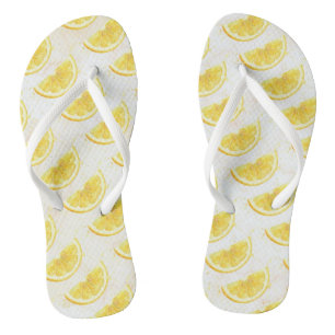 Zitrone Flip Flops