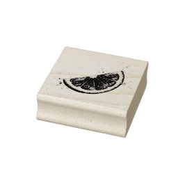 Zitrone Gummistempel