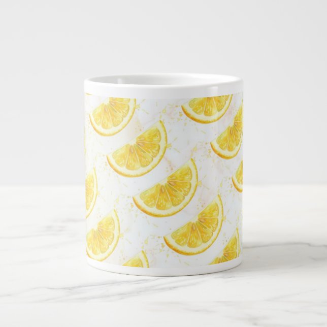 Zitrone Jumbo-Tasse (Vorderseite)