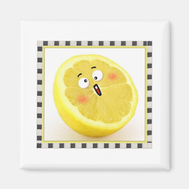 Zitrone Magnet (Vorne)