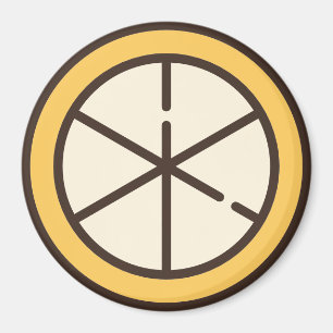 Zitrone Magnet