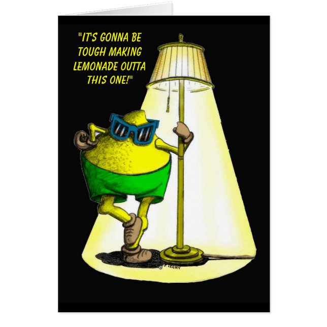 Zitrone-Oben - Karte (Vorne)