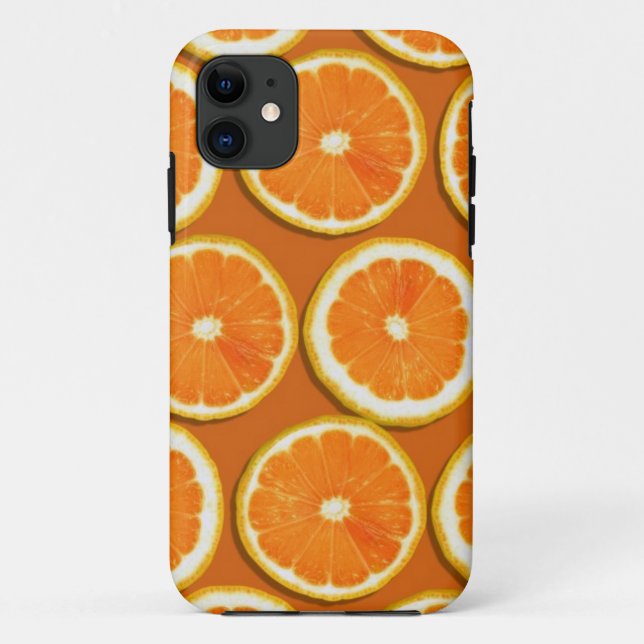 Zitrone schneidet Muster Case-Mate iPhone Hülle (Rückseite)