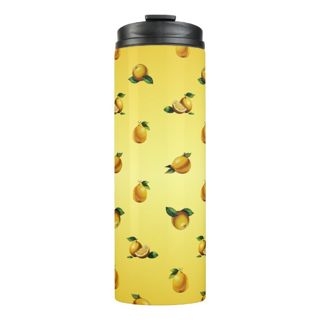 Zitrone Thermosbecher (Vorderseite)