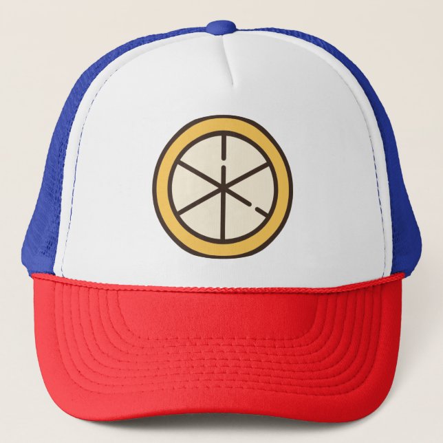 Zitrone Truckerkappe (Vorderseite)