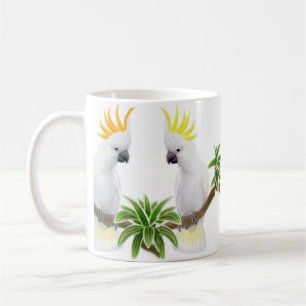 Zitrone u. Schwefelcockatoos-Tasse Kaffeetasse
