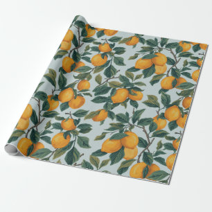 Zitronen an Zweigen Geschenkpapier