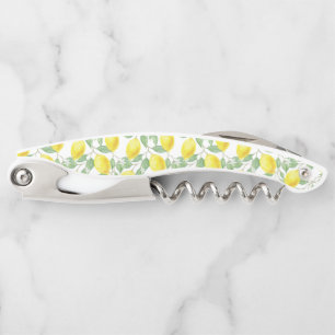 Zitronen auf Weiß Kellnermesser