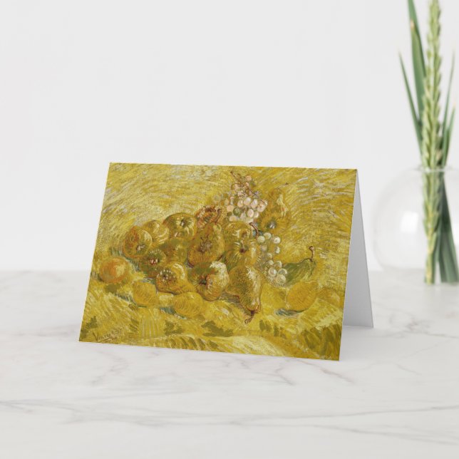 Zitronen, Birnen, Trauben | Vincent van Gogh Karte (Vorderseite)