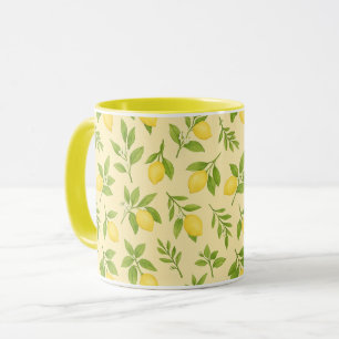Zitronen-Botanik-Kombination  Tasse