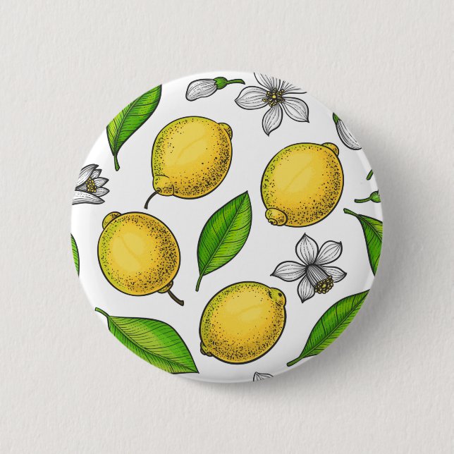 Zitronen Button (Vorderseite)