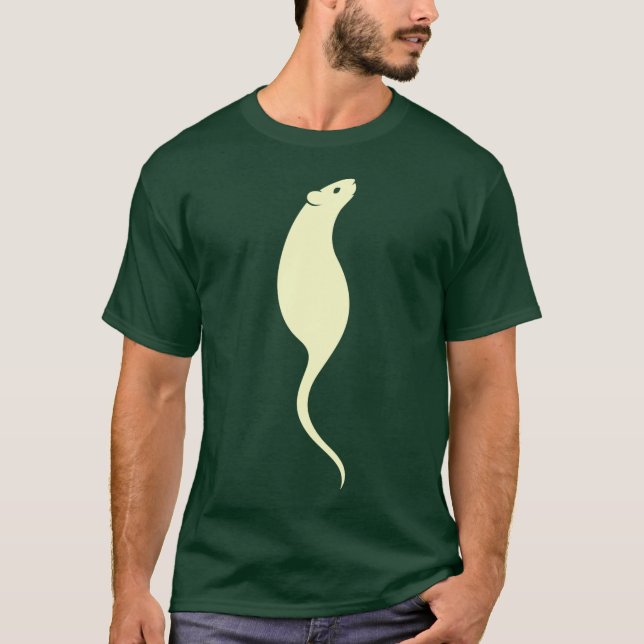 Zitronen-elegante Ratte T-Shirt (Vorderseite)