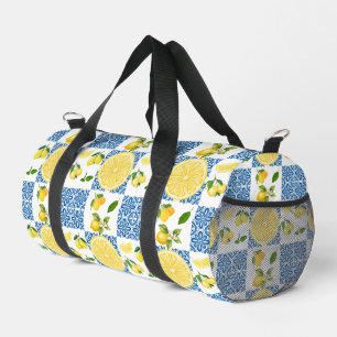 Zitronen-François-Country-Kachel Elegantes moderne Duffle Bag