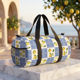 Zitronen-François-Country-Kachel Elegantes moderne Duffle Bag