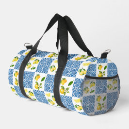 Zitronen-François-Country-Kachel Elegantes moderne Duffle Bag