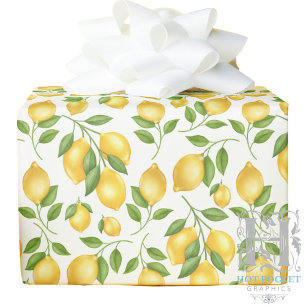Zitronen Geschenkpapier