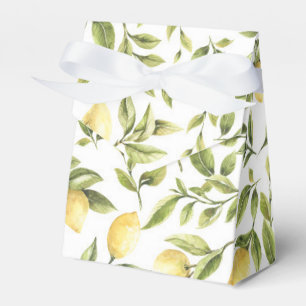 Zitronen-Grün-Aquarell-Gelbgrün Geschenkschachtel