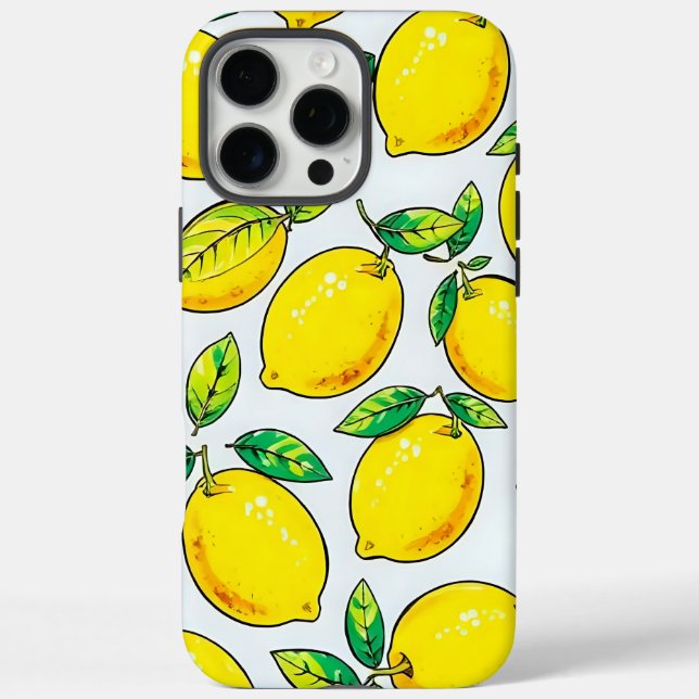 Zitronen-Handyhülle iPhone 16 Pro Max Hülle (Rückseite)