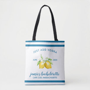 Zitronen-Junggesellinnenabschied Personalized Tasche